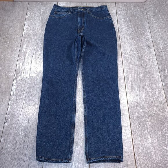 Levi's Women's Straight Leg Jeans - Dark Blue - Picture 2 of 9